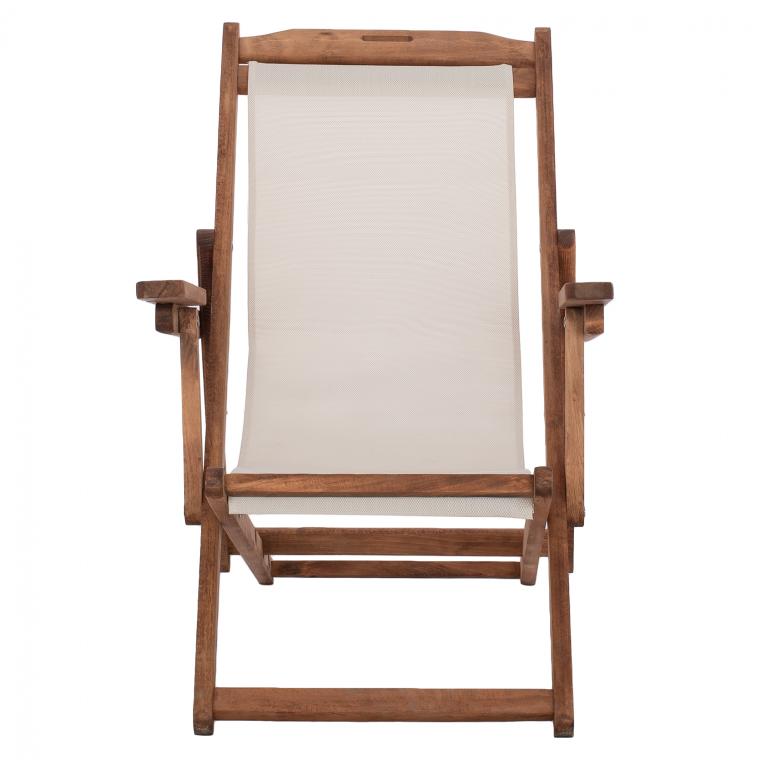 ΣΕΖΛΟΝΓΚ ΛΗΜΝΟΣ ΜΕ ΜΠΡΑΤΣΑ ΕΜΠ/ΣΜΟΣ ΚΑΡΥΔΙ ΜΕ PVC 2Χ1 ΕΚΡΟΥ HM11433.01 62,5x97x105εκ. - Image 3