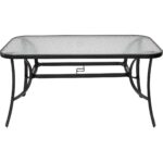 Velco ΤΡΑΠΕΖΙ ΜΕΤΑΛΛΙΚΟ ΑΝΘΡΑΚΙ ΠΑΡΑΛΛΗΛΟΓΡΑΜΜΟ- ΔΙΑΣΤΑΣΕΙΣ: L120xW70xH70cm