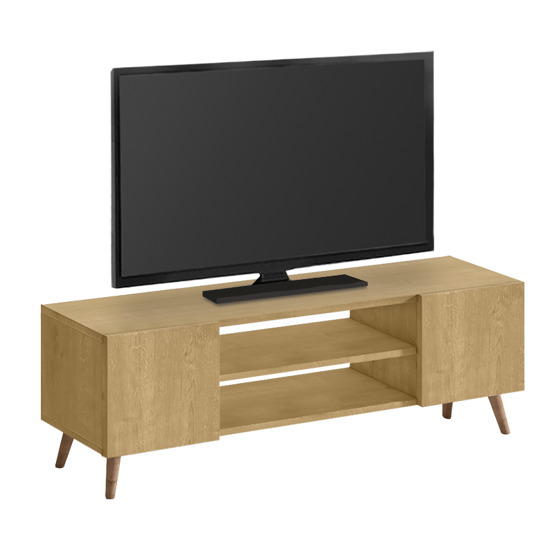 Έπιπλο τηλεόρασης Etna Megapap χρώμα sapphire oak 120x30x45εκ. - Image 2