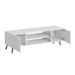 Έπιπλο τηλεόρασης Etna Megapap χρώμα λευκό 150x30x45εκ.