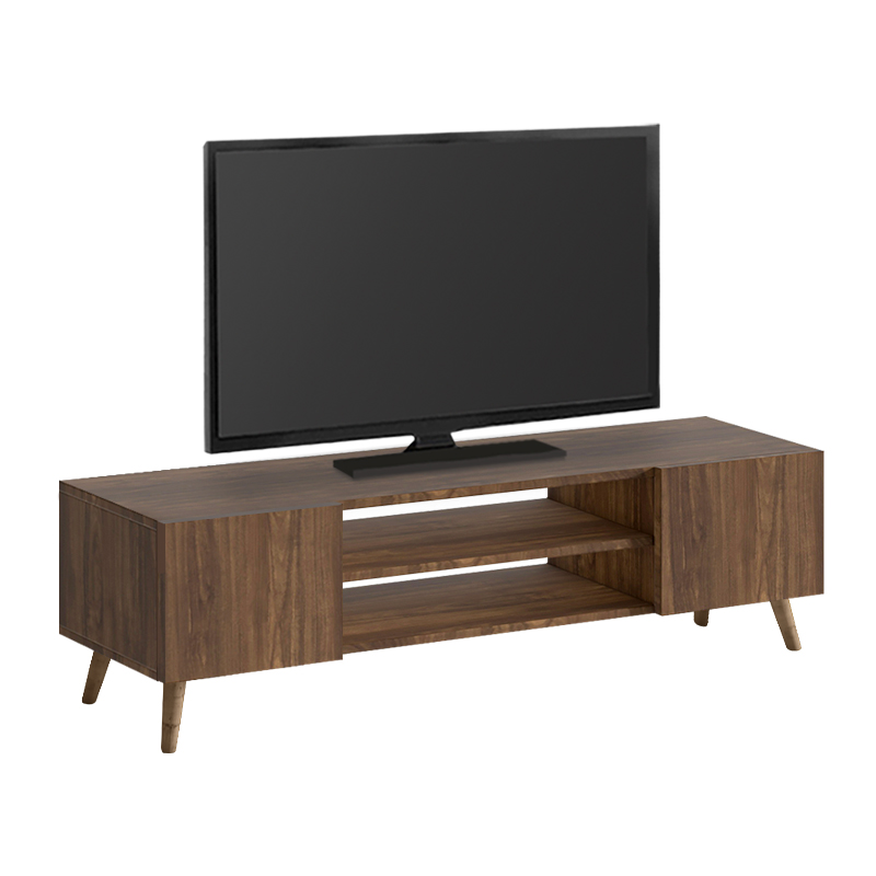 Έπιπλο τηλεόρασης Etna Megapap χρώμα καρυδί 150x30x45εκ. - Image 2