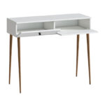 Κονσόλα Alis Megapap χρώμα λευκό 110x29x88εκ.