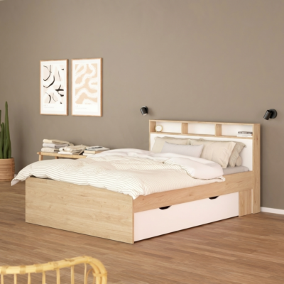 Ikast κρεβάτι διπλό με 2 αποθηκευτικά συρτάρια 169