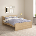 Naia κρεβάτι διπλό 166x206,6x80εκ. ( για στρώμα 160x200εκ. ) Jackson Hickory