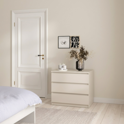 Naia συρταριέρα με 3 συρτάρια 77x50x70