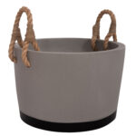 ΓΛΑΣΤΡΑ ΕΣ. ΧΩΡΟΥ ΣΕΙΡΑ TRYLL HM4690L FIBER CEMENT ΓΚΡΙ & ΣΧΟΙΝΙ Φ40x25,5Υεκ.