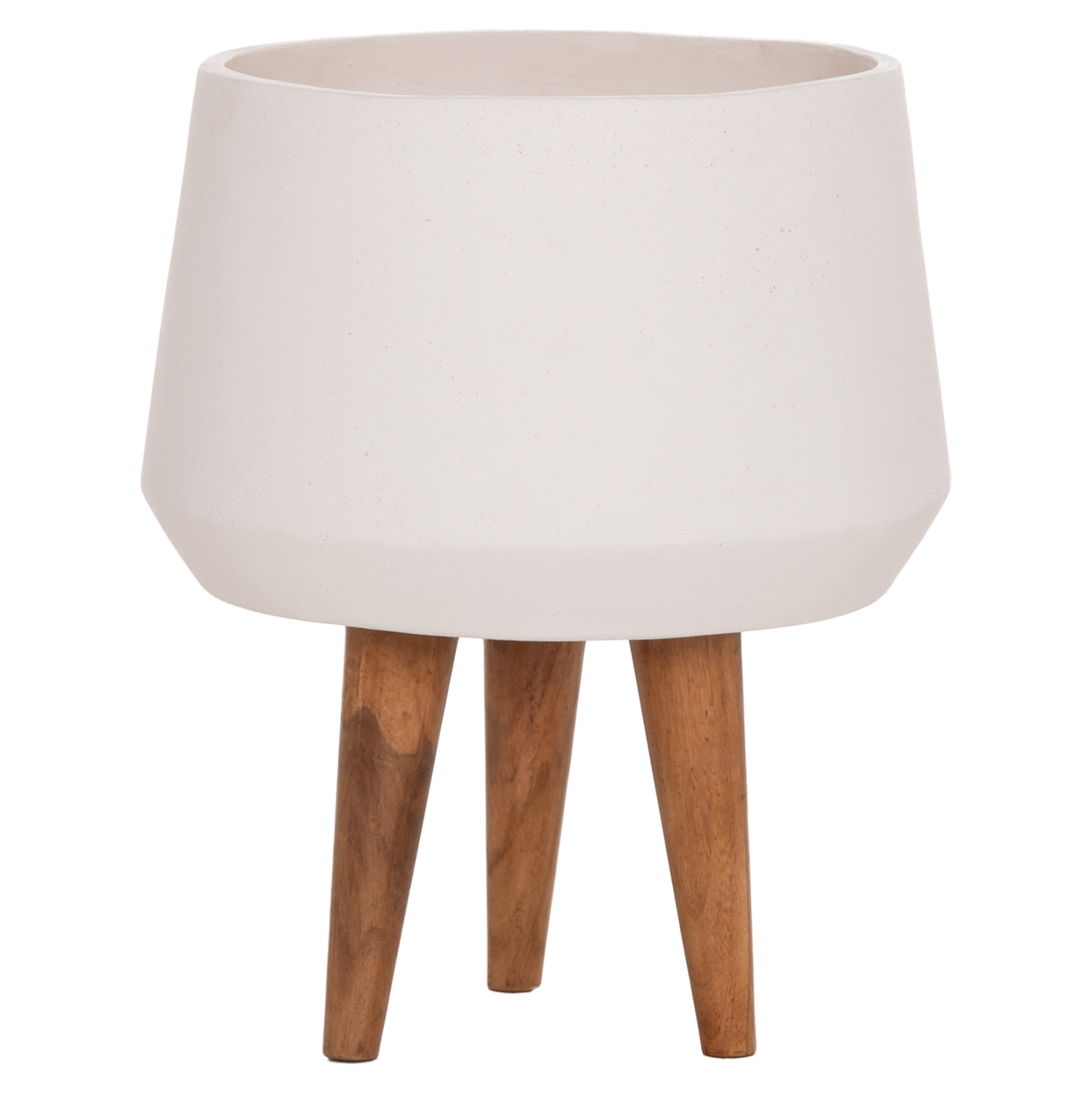 ΓΛΑΣΤΡΑ ΕΣΩΤ.ΧΩΡΟΥ QUAN HM4680.02M FIBER CEMENT ΛΕΥΚΟ--ΒΑΣΗ TEAK Φ35x50Υεκ - Image 3