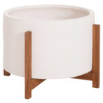 ΓΛΑΣΤΡΑ ΕΣΩΤ.ΧΩΡΟΥ HOFF HM4682.02L FIBER CEMENT ΛΕΥΚΟ-TEAK ΒΑΣΗ Φ50x35Υεκ