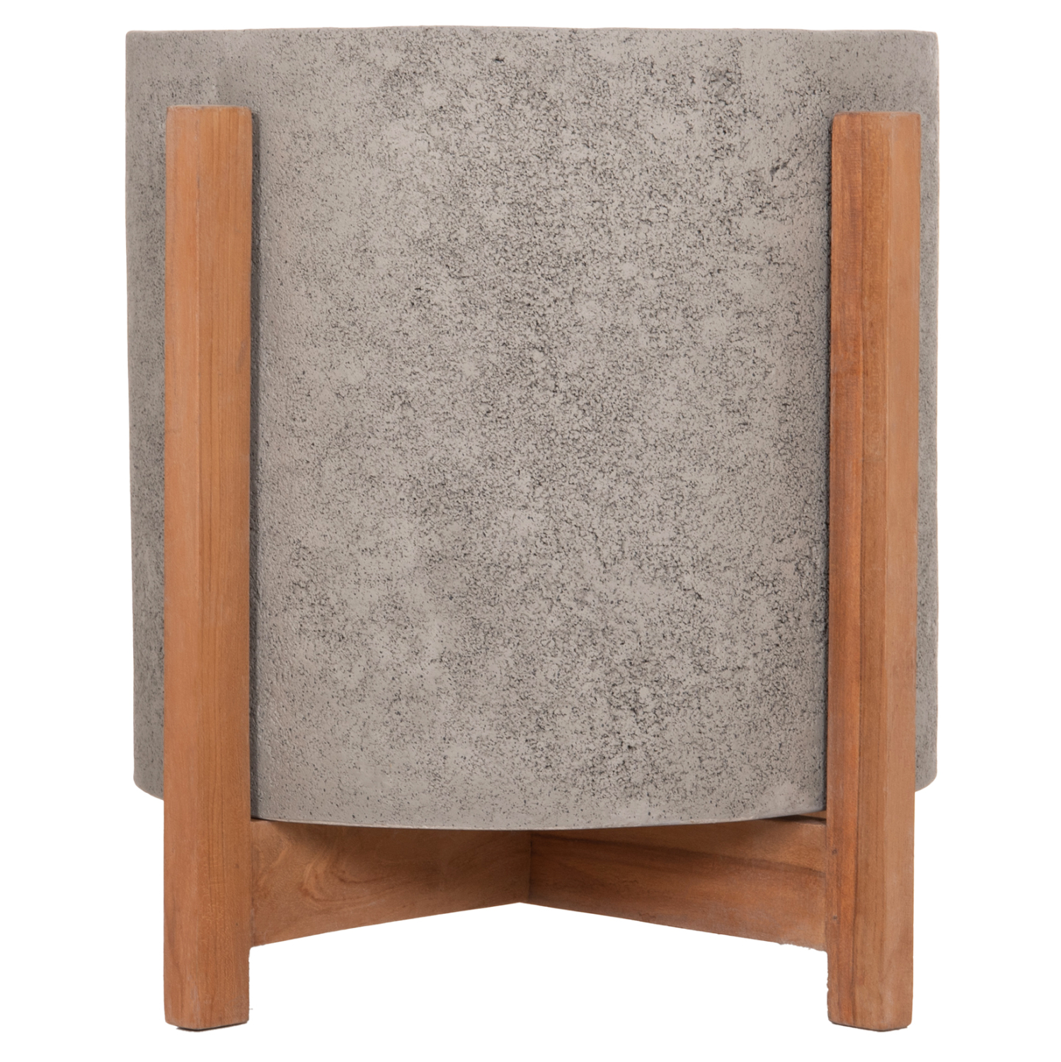 ΓΛΑΣΤΡΑ ΕΣΩΤ.ΧΩΡΟΥ HOFF HM4682.03M FIBER CEMENT ΓΚΡΙ-TEAK ΒΑΣΗ Φ40x39Υεκ - Image 3