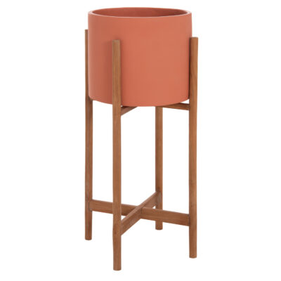 ΓΛΑΣΤΡΑ ΕΣΩΤ.ΧΩΡΟΥ RENTIL HM4684.08S FIBER CEMENT ΧΡΩΜΑ ΤΕΡΑΚΟΤΑ--ΒΑΣΗ TEAK Φ27x56Υ