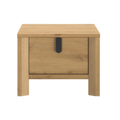 Lugano κομοδίνο με ένα συρτάρι 49x38x37εκ. Artisan Oak