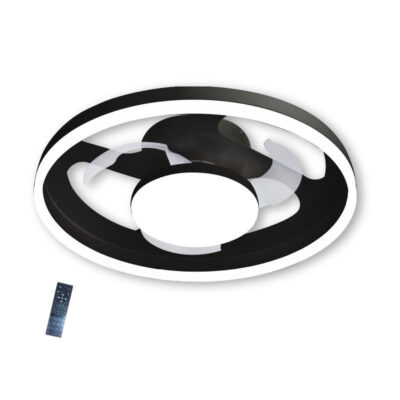 Ανεμιστήρας Οροφής PRCF-80725 Primo 20'' 50εκ. Με Τηλεχειριστήριο 1Φως LED 3 Φτερά Μαύρος