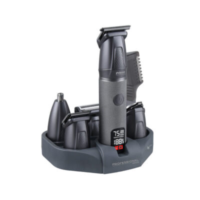 Σετ ανδρικής περιποίησης PRMG-40568 PRIMO 15σε1 Επαναφ 150M Digital IPX6 Ανθρακί