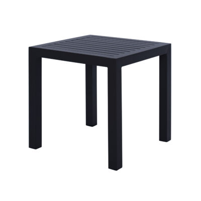 ΤΡΑΠΕΖΙ ΑΛΟΥΜΙΝΙΟΥ QIANA HM5402.02 ΓΚΡΙ 45x45x45,5Υ εκ.