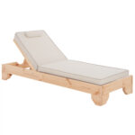 ΞΑΠΛΩΣΤΡΑ ΜΕ ΜΑΞΙΛΑΡΙ ΚΟΡΙΝΟΣ HM10777.60T ΞΥΛΟ ΠΕΥΚΟΥ--TEXTILENE ΣΕ ΕΚΡΟΥ 79x204x80Υεκ