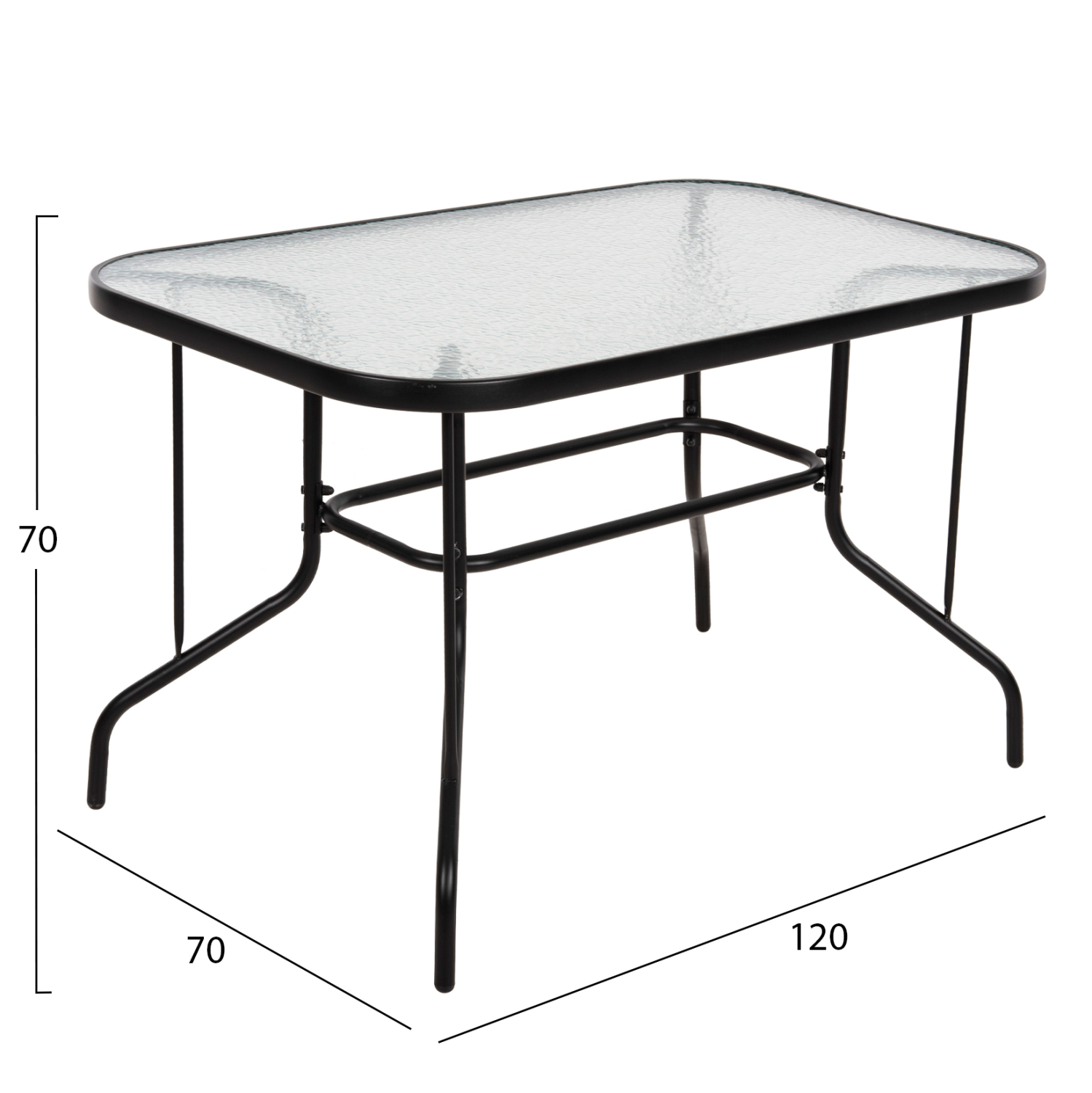 ΣΕΤ ΤΡΑΠΕΖΑΡΙΑΣ 5ΤΜΧ ADAM HM10896.03 ΤΡΑΠΕΖΙ 120x70εκ & 4 ΠΟΛΥΘΡΟΝΕΣ--ΜΑΥΡΟ - Image 2